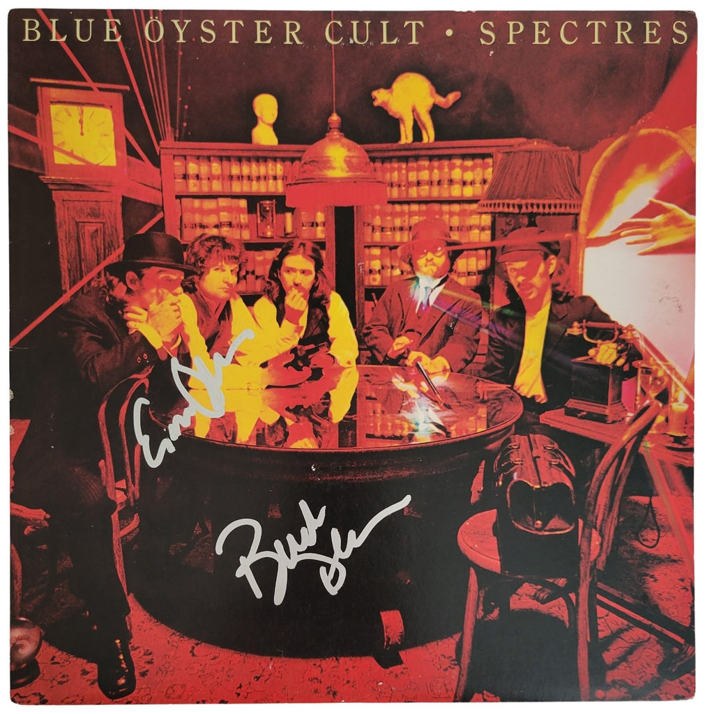 Buck Dharma Eric Bloom Signed Blue Oyster Cult Spectres Album COA Proof Autographed STAR