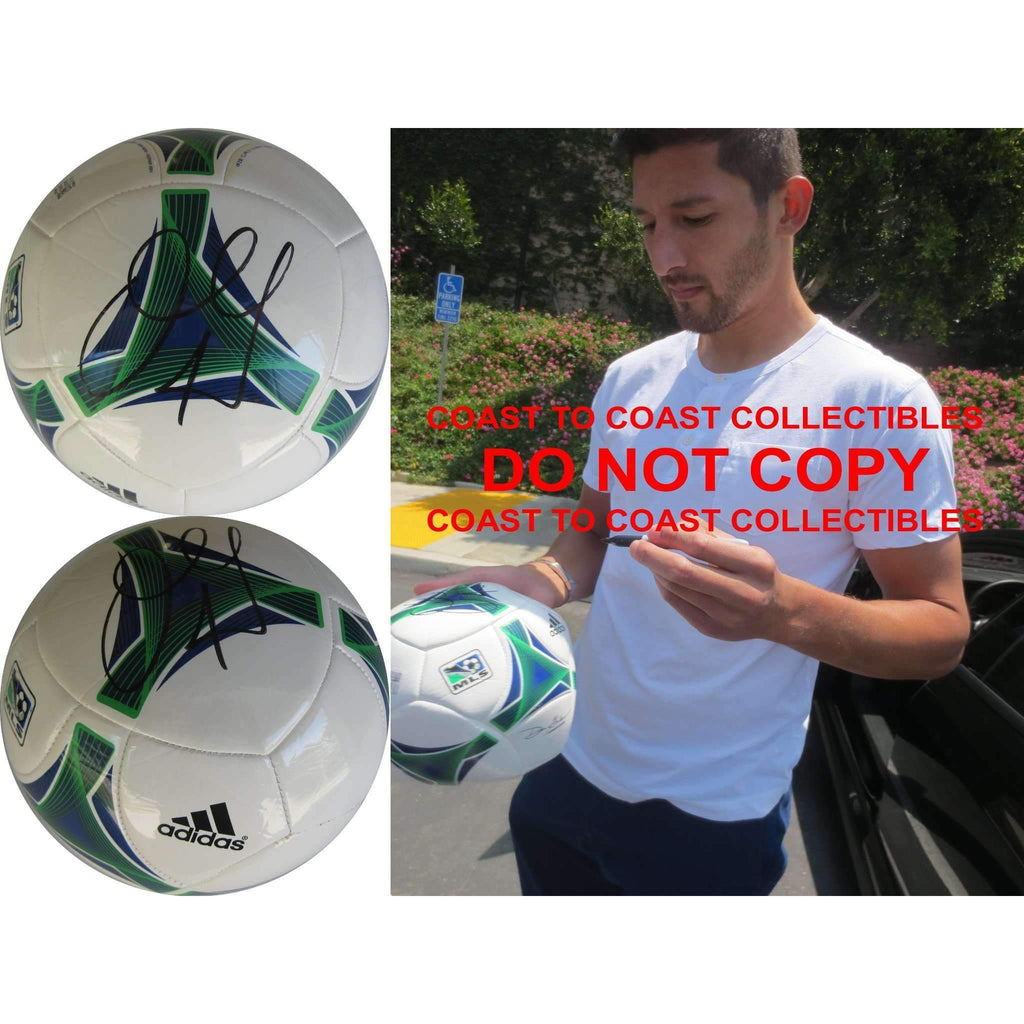 Omar Gonzalez, LA Galaxy, Signed, Autographed, MLS Soccer Ball, a COA with the Proof Photo of Omar Signing the Ball Will Be Included.