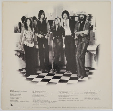 Mick Fleetwood Lindsey Buckingham signed Fleetwood Mac album COA exact proof STAR