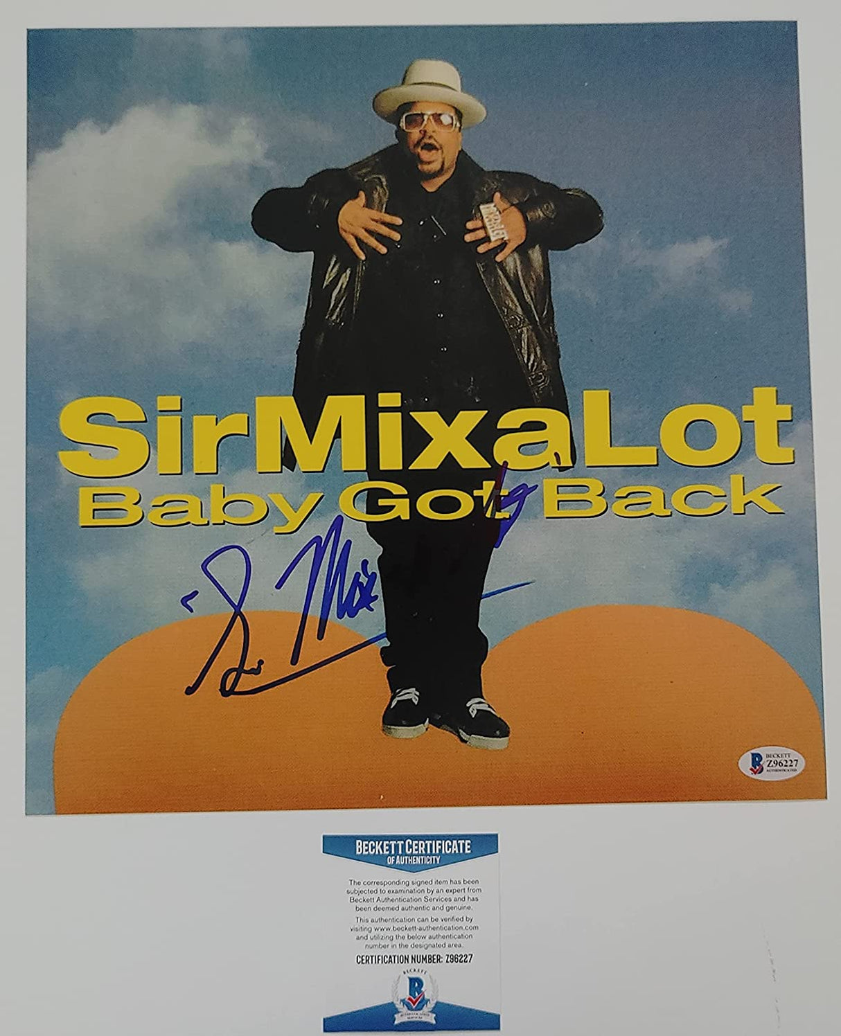 Sir Mix A Lot signed Baby Got Back 12x12 album photo proof Beckett COA STAR autographed