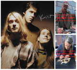 Krist Novoselic Chad Channing Nirvana 8x10 Photo COA Proof Autographed. STAR