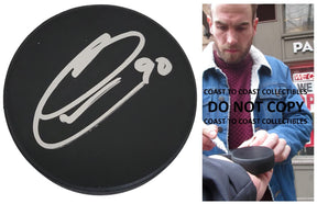 Ryan O'Reilly Maple Leafs Avalanche Blues signed Hockey Puck proof COA autographed