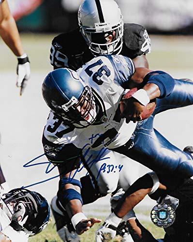 Shaun Alexander Seattle Seahawks signed autographed 8X10 photo, COA with the Proof Photo will be included.