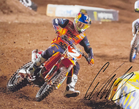 Cooper Webb Supercross Motocross Signed 8x10 Photo COA Proof Autographed..