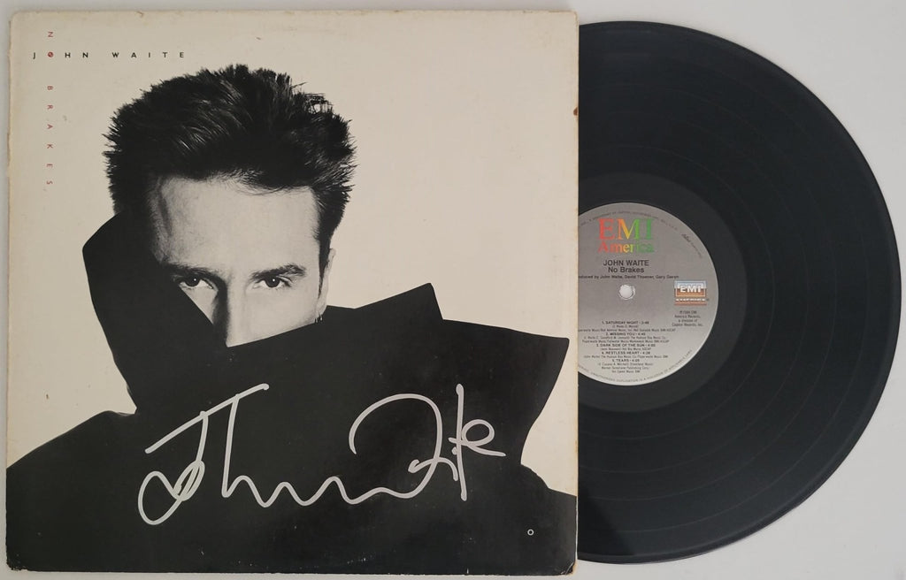 John Waite Signed No Brakes Album Missing you Proof Beckett Autographed Vinyl