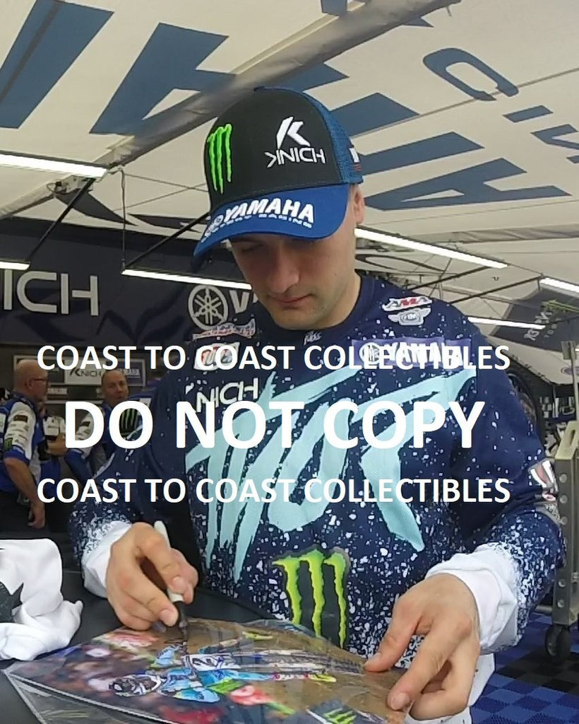 Cooper Webb, Supercross, Motocross, Freestyle Motocross, Signed, Autographed, 8X10 Photo, a COA with the Proof Photo of Cooper Signing Will Be Included,,,