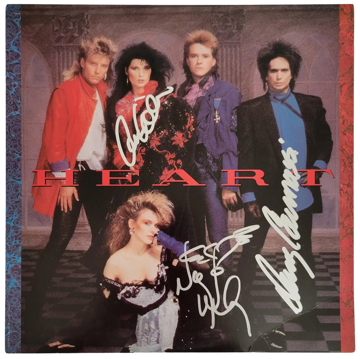 Nancy Wilson Ann Wilson signed Heart album proof COA autographed Denny Carmassi Vinyl Record STAR