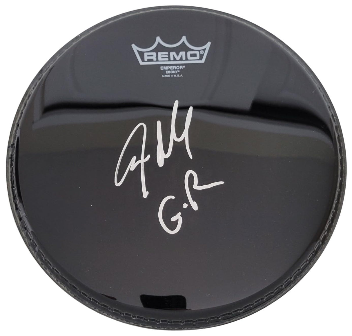 Steven Adler Guns N Roses drummer signed Drumhead COA proof autographed GNR