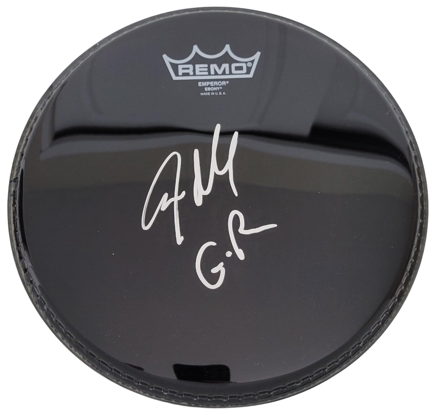 Steven Adler Guns N Roses drummer signed Drumhead COA proof autographed GNR