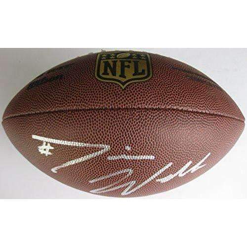 Davis Webb New York Giants, California Golden Bears autographed duke football - COA and proof photo