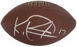 KJ Osborn Signed Football Proof COA Autographed Minnesota Vikings Miami