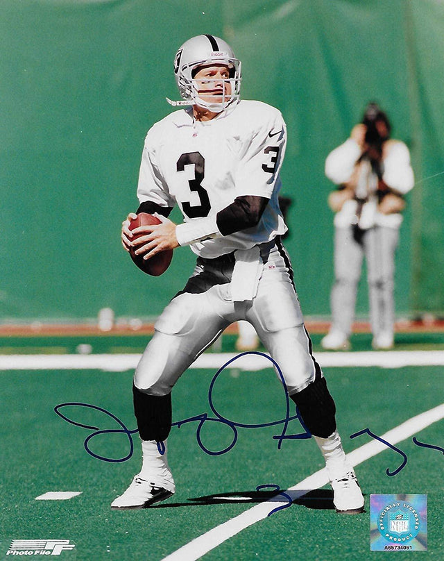 Jeff George Oakland Raiders signed autographed, 8x10 Photo, COA will be included.