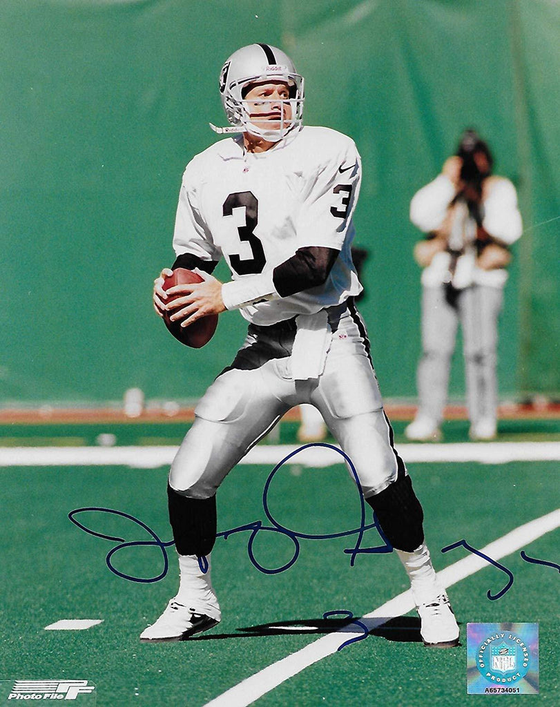 Jeff George Oakland Raiders signed autographed, 8x10 Photo, COA will be included.