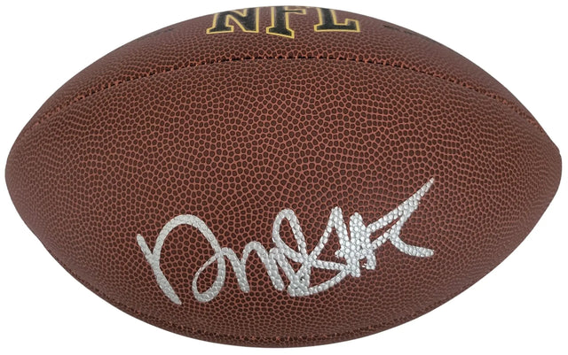 David Montgomery Signed Football Proof COA Autographed Detroit Lions Bears