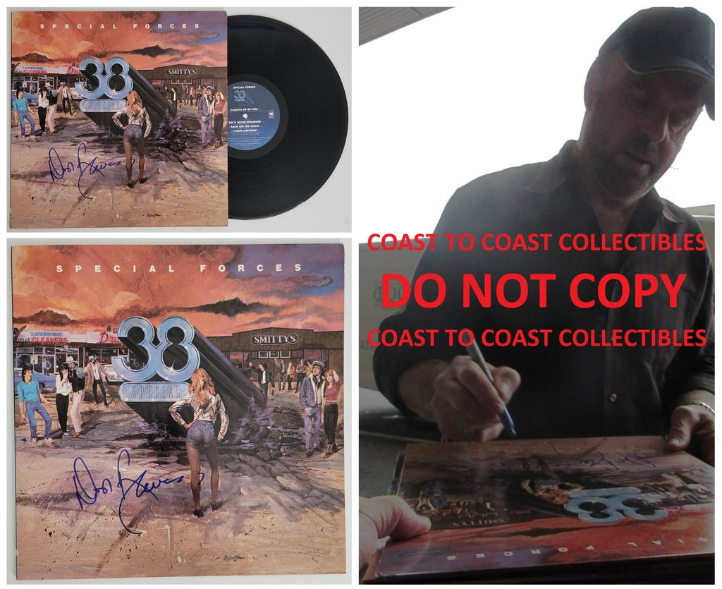 Don Barnes Signed 38 Special Special Forces Album COA Proof Autographed Vinyl STAR