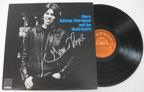George Thorogood signed More album vinyl record Proof Beckett COA star autographed
