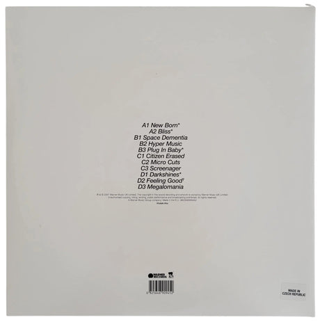 Muse signed Origin of Symmetry album vinyl record COA proof Matt Bellamy, Chris Wolstenholme, Dominic Howard STAR