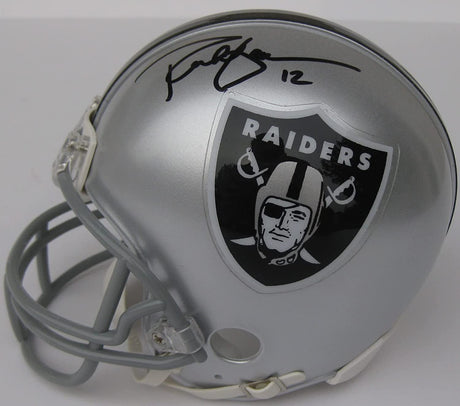 Rich Gannon signed autographed Oakland Raiders mini football helmet Proof Beckett COA