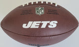 Nick Mangold signed New York Jets logo football COA exact proof autographed