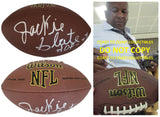 Jackie Slater HOF Los Angeles Rams signed NFL football proof COA autographed