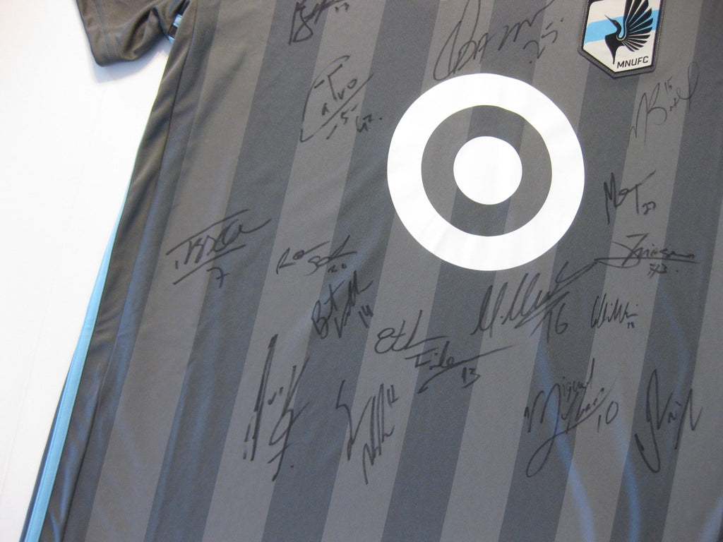 2018 Minnesota united FC team, signed, autographed, soccer jersey - COA and Proof Photos Included