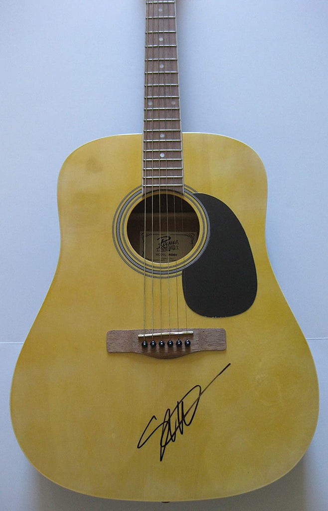 Seth Macfarlane Ted Family Guy signed acoustic guitar exact proof Beckett COA STAR autograph