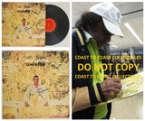 Johnny Mathis signed Love is Blue album, vinyl COA exact proof autographed STAR