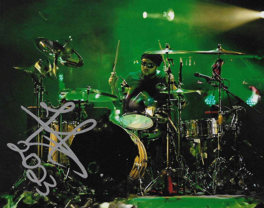 Frank Ferrer Guns N Roses Drummer signed 8x10 photo proof COA autographed GNR Star