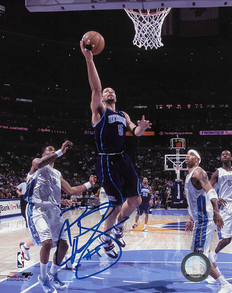 Carlos Boozer Utah Jazz signed basketball 8x10 photo COA.