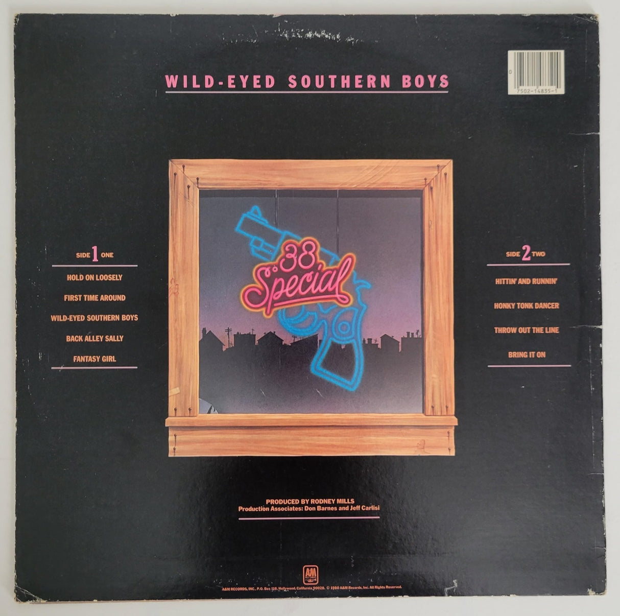 Don Barnes Signed 38 Special Wild Eyed Southern Boys Album COA Proof Autographed Vinyl STAR