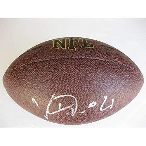 Vontae Davis Indianapolis Colts, Miami Dolphins, Signed, Autographed, NFL Football , a COA with the Proof Photo of Vontae Signing Will Be Inlcuded