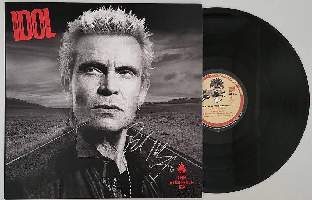 Billy Idol signed autographed The Roadside album vinyl record proof Beckett COA STAR