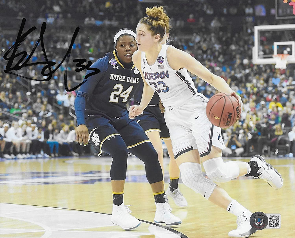 Katie Lou Samuelson signed autographed UConn Huskies basketball 8x10 photo proof Beckett COA
