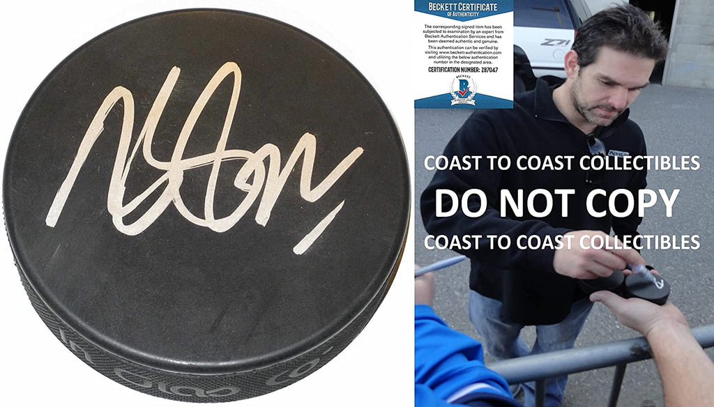 Dan Boyle San Jose Sharks Rangers Panthers signed Hockey puck proof Beckett COA