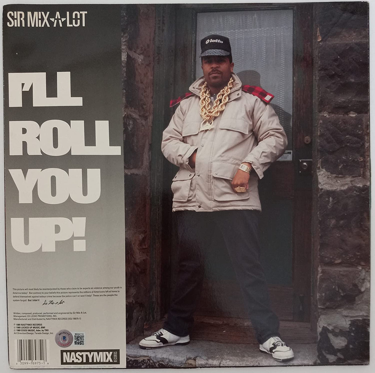 Sir Mix A Lot signed autographed Iron Man album vinyl record proof Beckett COA STAR