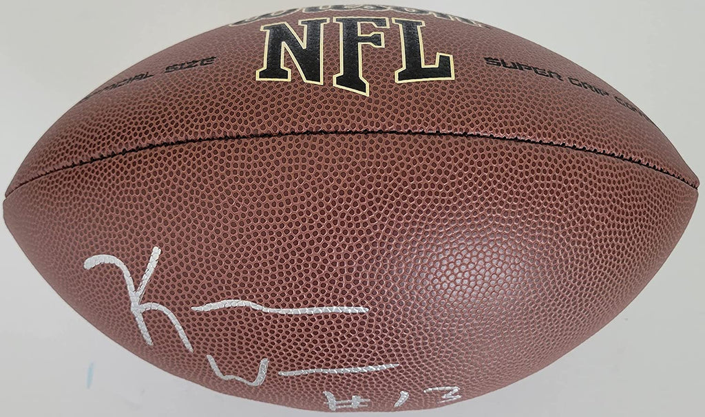 Kendall Wright Tennessee Titans Baylor Bears signed football proof COA autograph