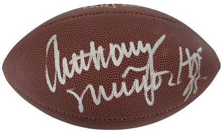 Anthony Munoz Signed Football Proof COA Autographed Cincinnati Bengals USC HOF