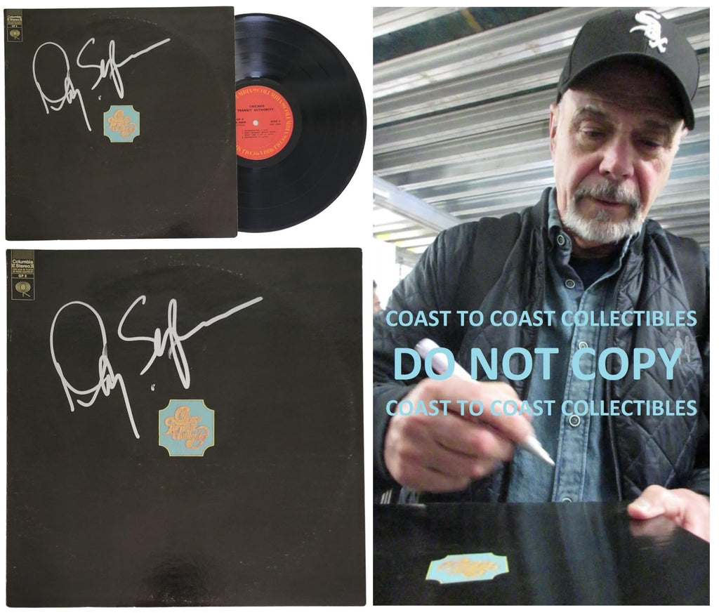 Danny Seraphine Signed Chicago Transit Authority Album Vinyl Record COA Proof Autographed