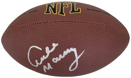 Archie Manning New Orleans Saints signed NFL football proof COA autographed
