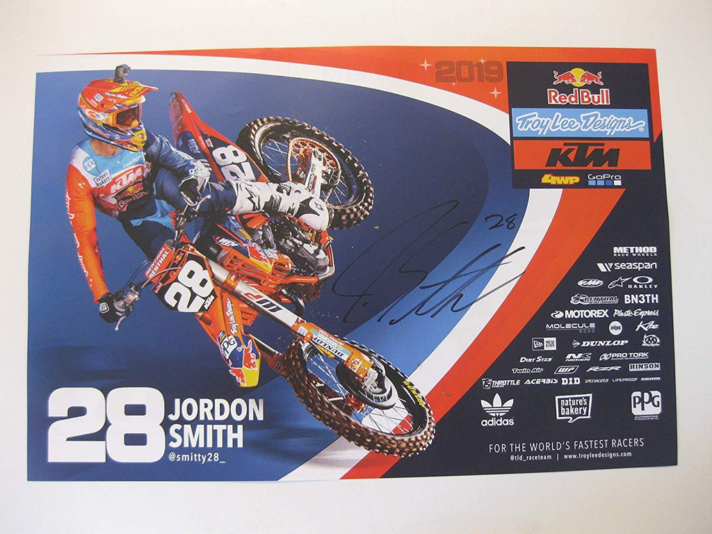 Jordan Smith, supercross, motocross, signed, autographed, 12x18 poster, COA will be included.