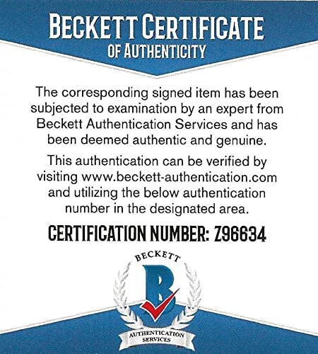 Tamba Hali Kansas City Chiefs Penn State signed Duke football proof Beckett COA autograph