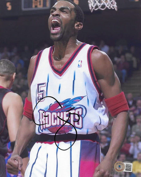 Cuttino Mobley signed autographed Houston Rockets 8x10 photo Beckett COA