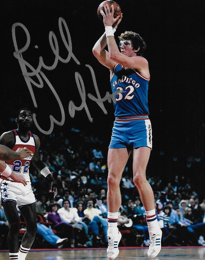 Bill Walton San Diego Clippers signed, autographed Basketball 8x10 photo, proof COA