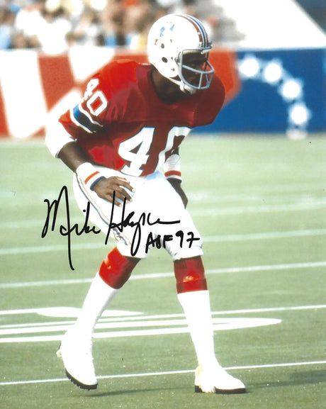 Mike Haynes signed New England Patriots 8x10 photo Proof COA autographed