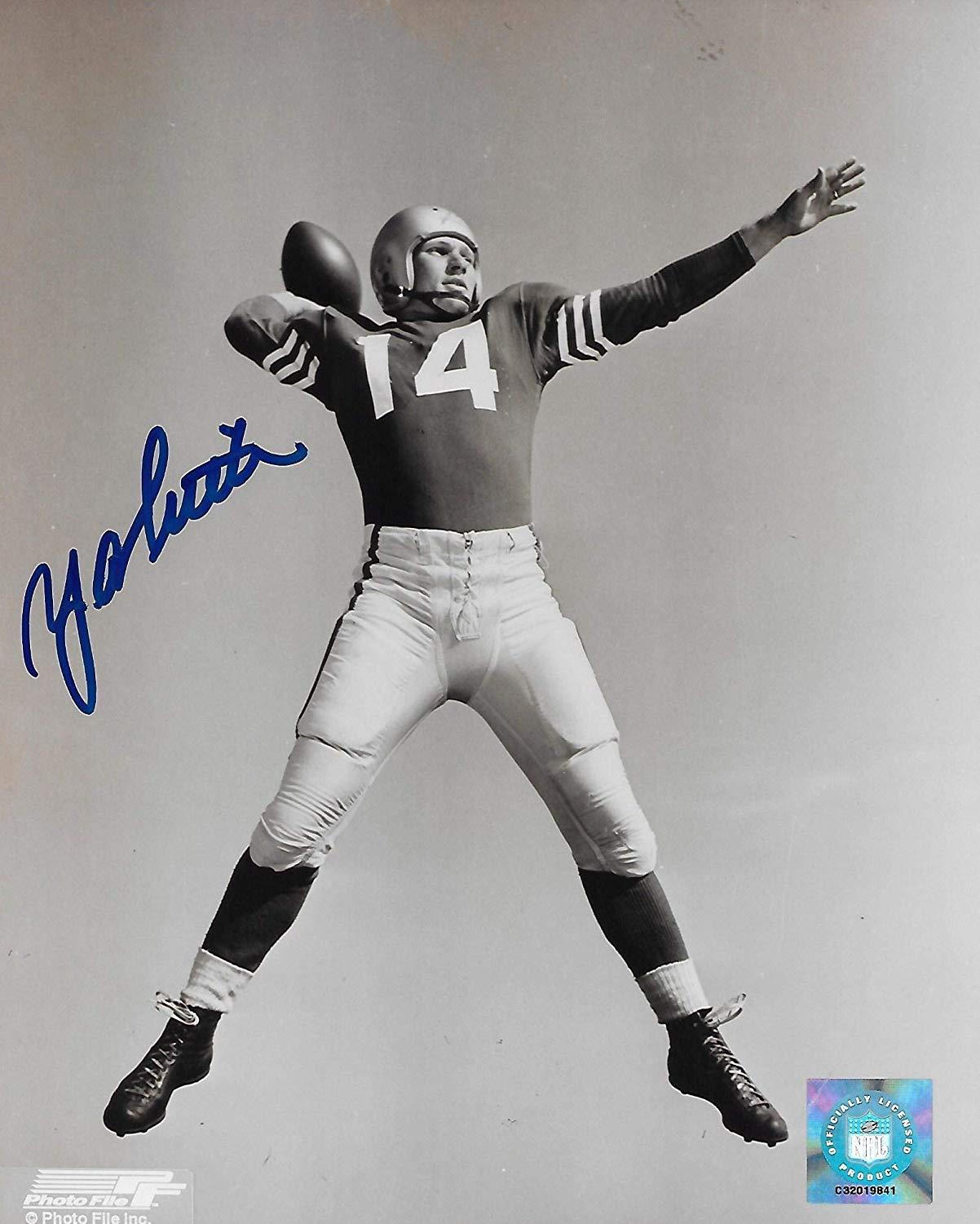 YA Tittle San Francisco 49ers signed autographed, 8x10 Photo, COA will be included.