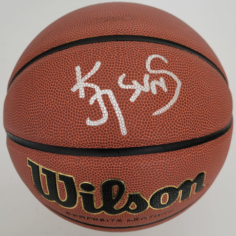 Kevin Johnson Cal Bears Phoenix Suns signed NCAA Basketball COA proof autographed