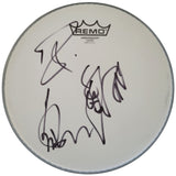 Cheap Trick band signed 8'' Drumhead COA proof Robin Zander,Rick Nielsen,Tom Peterson star