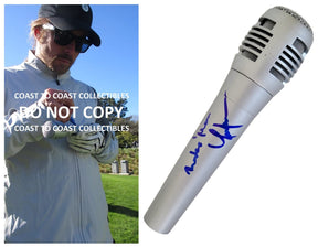Lukas Nelson Country Rock star signed Microphone COA proof autographed mic