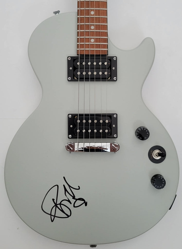 Billie Joe Armstrong Green Day signed Les Paul guitar COA proof autographed STAR