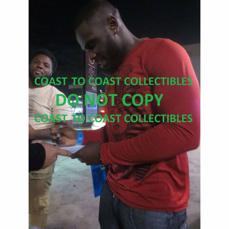 Wendall Smallwood, Philadelphia Eagles, West Virginia, Signed, Autographed, 8X10 Photo, a COA with the Proof Photo of Wendall Signing Will Be Included,,